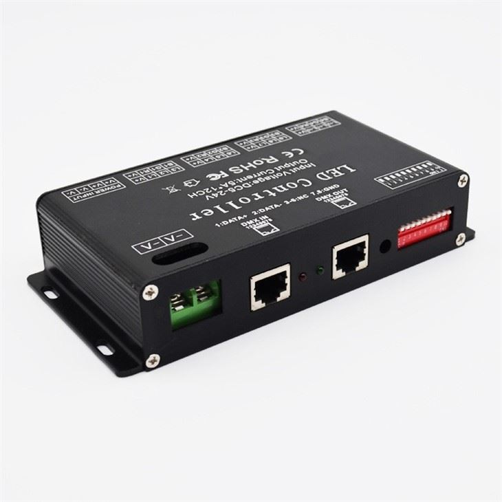 Signal DMX512 Decoder RGB Led Controller